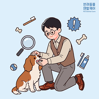응시 남자 반려견 일러스트 관리 사랑 청결 도구 강아지 치아 검사 치약 치아건강 국내일러스트 AI파일 시선 감정 건강 사람 반려동물 위생용품 소화기관 개 위생 파일형식 벡터 동물 생활용품 포유류 장기 신체 오브젝트
