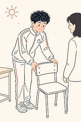 학생 디자인 교육 남학생 이동 의자 일러스트 교실 실내 대화 교사 예절 작업 책상 정리 기본 배려 국내일러스트 AI파일 직업 남자 가구 컨셉 학교 말하기 내부 파일형식 벡터 생활용품 모션 사람 오브젝트