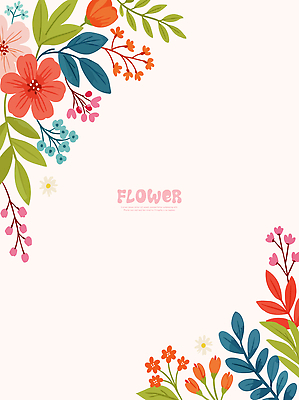 식물 디자인 꽃 예술 백그라운드 잎 일러스트 프레임 장식 스타일 국내일러스트 AI파일 파일형식 벡터