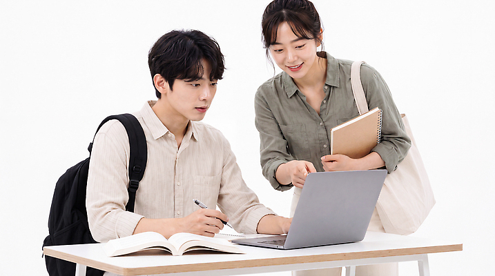 JPG 편집이미지 여자 교육 남자 협력 대화 노트북 학습 공책 정보 집중 책상 공유 의료성형뷰티 편집실사 AI인물포토 AI콘텐츠 가구 컨셉 문구용품 말하기 사람 전자제품 CG 파일형식 AI포토 생활용품 모션 오브젝트