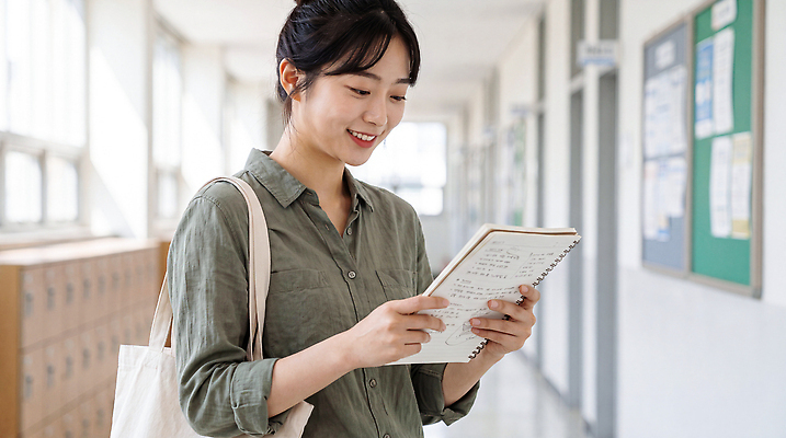 JPG 편집이미지 학생 교실 학교 청소년 수업 웃음 친구 학습 공책 정보 기록 복도 일기 읽기 의료성형뷰티 편집실사 AI인물포토 AI콘텐츠 교육 관계 모션 문구용품 표정 사람 CG 파일형식 AI포토 오브젝트