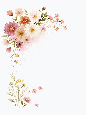 JPG 식물 디자인 꽃 예술 백그라운드 일러스트 자연 수채화 장식 그림 국내일러스트 AI일러스트 AI콘텐츠 생태계 파일형식