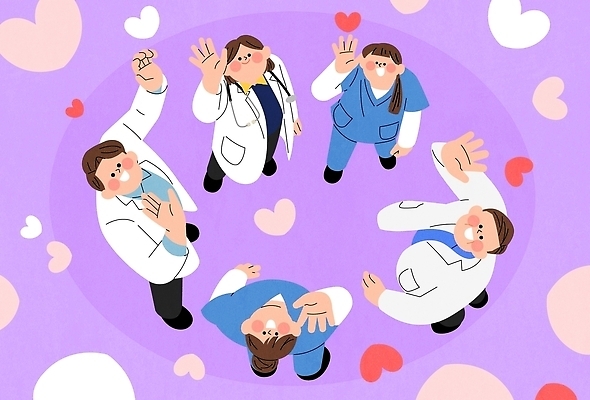 모양 감정 컨셉 의학 모션 표정 사람 의료진 파일형식 벡터 손들기 의사 건강 사랑 하트 긍정 간호사 치료 협력 행복 웃음 옷 직업 기쁨 AI파일 일러스트 국내일러스트 올려보기 남자 여자