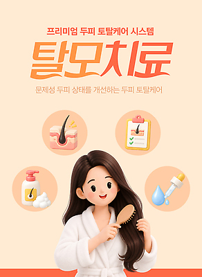템플릿 여자 건강 관리 치료 정보 머리빗 상품 시스템 문제 개선 기능 두피 방법 탈모 탈모클리닉 탈모예방 이미지템플릿 AI파일 의학 사람 미용용품 예방 클리닉 증상 파일형식 벡터 오브젝트