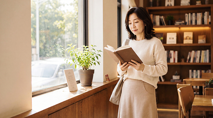 JPG 식물 편집이미지 여자 커피 중년 휴식 사람 일상 책 독서 햇빛 카페 분위기 읽기 창가 의료성형뷰티 편집실사 음료 컨셉 창문 모션 성인 라이프 빛 상점 CG 파일형식 생활