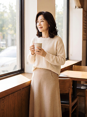 JPG 편집이미지 여자 행복 커피 음료 중년 따뜻함 일상 컵 햇빛 카페 창가 일과 의료성형뷰티 편집실사 식기 감정 창문 사람 성인 라이프 빛 상점 CG 파일형식 생활