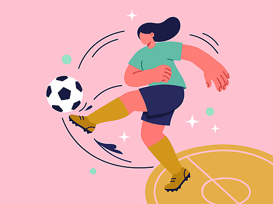 여자 스포츠 포즈 일러스트 축구공 공 발 축구선수 운동선수 사람 운동 축구 킥 숏폼 국내일러스트 AI파일 축구용품 모션 건강 신체부위 구기 신조어 파일형식 벡터 스포츠용품 유행어 유행 오브젝트