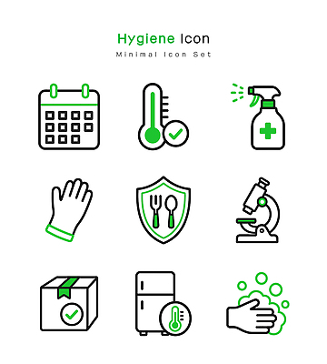 디자인 장갑 일러스트 건강 현미경 깨끗함 식사 청결 달력 위생 온도계 예방 심플 분무기 방패 국내일러스트 AI파일 잡화 컨셉 실험기구 파일형식 벡터 과학