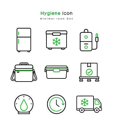 디자인 일러스트 표시 관리 생활 세트 깨끗함 냉동 청결 트럭 위생 배송 오브젝트 냉장고 아이스박스 국내일러스트 AI파일 컨셉 자동차 가전제품 파일형식 벡터 육상교통 교통수단 교통