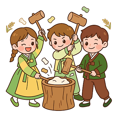 나무 전통 계절 문화 어린이 일러스트 재료 가족 놀이 떡 한국 함께함 이벤트 친구 축제 즐거움 판 국내일러스트 AI파일 식물 감정 아시아 컨셉 관계 사람 파일형식 벡터 나라