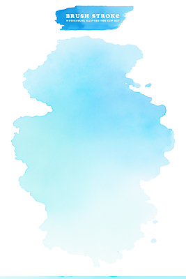 PSD 디자인 예술 일러스트 붓터치 수채화 장식 파란색 물감 그림 부드러움 국내일러스트 컬러 미술도구 감각 파일형식 오브젝트