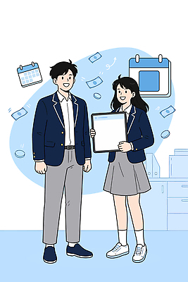 학생 여학생 남학생 일러스트 교실 학교 대화 친구 학습 정보 달력 메모지 발표 휴일 문서 과제 학습자료 준비물 국내일러스트 주4일제 AI파일 여자 교육 남자 관계 말하기 사무용품 교육자료 제도 파일형식 벡터 모션 문구용품 사람 자료 오브젝트