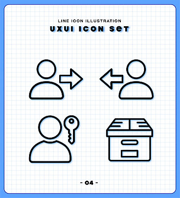아이콘 디자인 상자 도구 어플리케이션 키 UI 소프트웨어 사용자 상호작용 2D아이콘 AI파일 파일형식 벡터