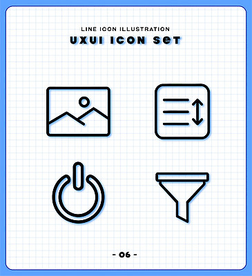 아이콘 기호 디자인 백그라운드 세트 전원 그림 심플 이미지 UI 리스트 2D아이콘 AI파일 문자 전기에너지 파일형식 벡터 에너지