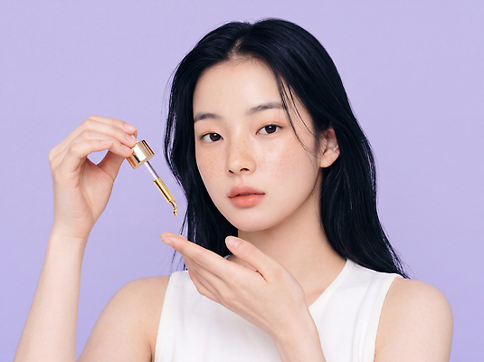 JPG 편집이미지 여자 관리 화장품 촉촉함 상품 피부 피부관리 스킨케어 주근깨 앰플 의료성형뷰티 효과 편집실사 AI인물포토 AI콘텐츠 사람 신체부위 뷰티 젖음 점 CG 파일형식 AI포토