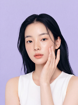JPG 편집이미지 여자 포즈 표정 촬영 화장품 피부 피부관리 스킨케어 주근깨 의료성형뷰티 편집실사 AI인물포토 AI콘텐츠 사람 신체부위 뷰티 점 CG 파일형식 AI포토