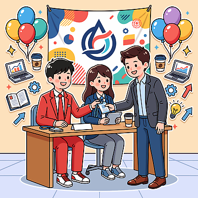 음료 일러스트 그래프 대화 장식 사무실 고객 직원 상담 채용 국내일러스트 AI파일 비즈니스 말하기 파일형식 벡터 모션