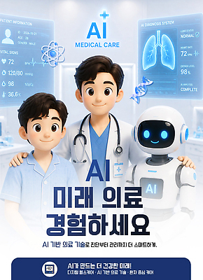 템플릿 남자 의학 미래 안내 기술 건강 치료 진료 환자 간호사 의사 로봇 시스템 AI_인공지능 이미지템플릿 AI파일 컨셉 사람 의료진 파일형식 벡터 직업