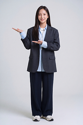 JPG 모델 편집이미지 손 여자 포즈 바지 사람 정장 비즈니스우먼 보여주기 의료성형뷰티 스타일 편집실사 AI인물포토 AI콘텐츠 옷 비즈니스 모션 하의 신체부위 직장인 CG 파일형식 AI포토 직업