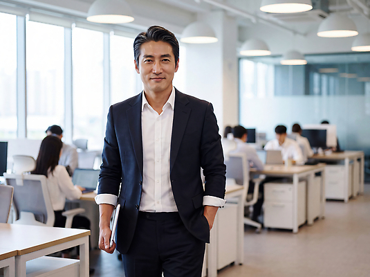 JPG 편집이미지 남자 조명 직장 미소 정장 여러명 컴퓨터 사무실 환경 업무 집중 동료 리더 사무용가구 의료성형뷰티 편집실사 옷 가구 다수 컨셉 회사 비즈니스 관계 표정 사람 전자제품 작업 CG 파일형식 생활용품 오브젝트