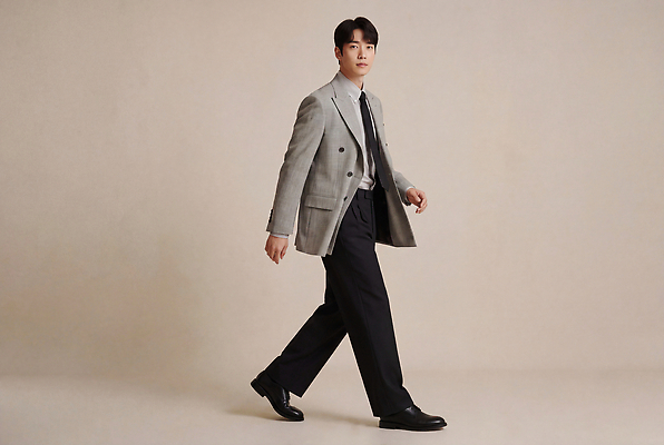 JPG 모델 편집이미지 옷 패션 남자 스튜디오 표정 정장 걷기 촬영 의료성형뷰티 스타일 편집실사 AI인물포토 AI콘텐츠 모션 사람 CG 파일형식 AI포토