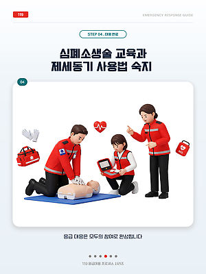 PSD 편집이미지 여자 교육 남자 의학 건강 안전 가르침 전문직 소방관 구조원 연습 심폐소생술 응급구조대 응급상황 응급치료 자동제세동기 편집3D 직업 사람 치료 3D 응급 소방 파일형식 긴급 디지털합성