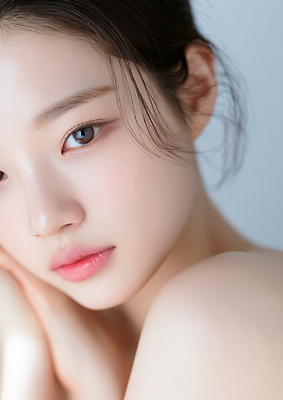 주간 컨셉 모션 사람 내부 신체부위 빛 CG 파일형식 여자 얼굴 아침 햇빛 실내 손 표정 감싸기 피부 청순 포즈 집중 편집이미지 편집실사 JPG 의료성형뷰티