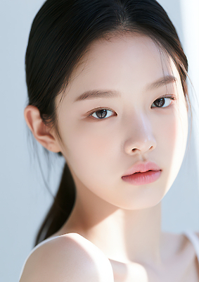 뷰포인트 컨셉 표정 사람 내부 신체부위 CG 파일형식 조명 실내 앞모습 얼굴 미소 포즈 눈 피부 청순 분위기 편집이미지 편집실사 JPG 여자 의료성형뷰티