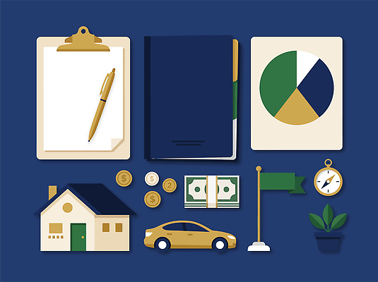 돈 일러스트 자동차 그래프 주택 관리 금융 연필 모형 공책 도구 절약 계획 창고 통장 투자 기획 아이템 서류판 재정 준비물 국내일러스트 AI파일 육상교통 컨셉 비즈니스 문구용품 학용품 건물 경제 필기구 사무용품 재산 파일형식 벡터 건축물 교통수단 오브젝트 건축 교통