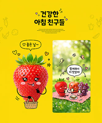 PSD 나무 편집이미지 음식 자연 딸기 포도 아침 건강 웃음 잔디 야외 친구 소풍 사과 나누기 건강식 이미지편집 주간 식물 과일 관계 표정 야외활동 생태계 파일형식 자연요소