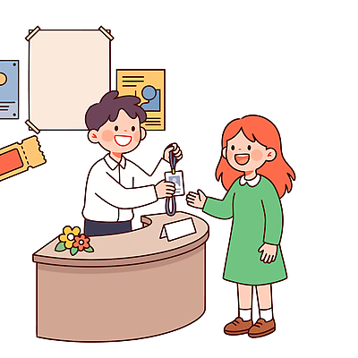 학생 교육 꽃 일러스트 친절 미소 일상 사무실 교사 자료 이름표 방문 교류 게시물 국내일러스트 AI파일 식물 직업 비즈니스 표정 라이프 파일형식 벡터 생활