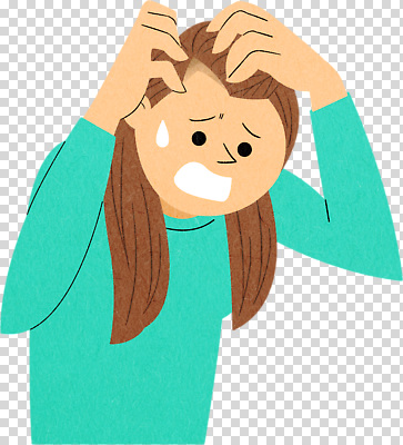 편집이미지 여자 셔츠 생머리 스트레스 표정 머리 고통 불안 걱정 긴장 PNG 심리 헤어스타일 감정 상의 사람 신체부위 파일형식 옷