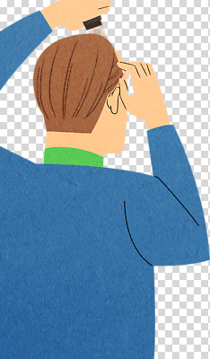 편집이미지 손 남자 상의 짧은머리 일상 머리 거울 머리빗 PNG 다듬기 스타일 헤어스타일 옷 모션 사람 라이프 신체부위 미용용품 파일형식 생활 오브젝트