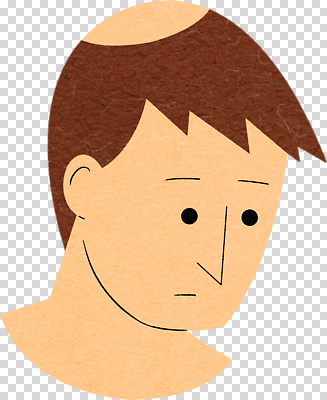 편집이미지 캐릭터 디자인 남자 감정 얼굴 예술 생각 관찰 그림 PNG 단순 모션 사람 신체부위 파일형식