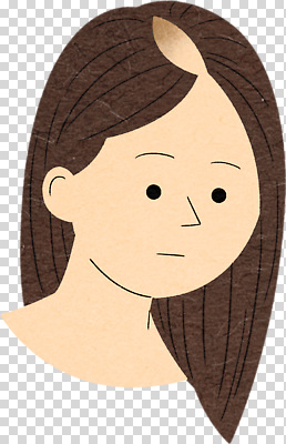 편집이미지 캐릭터 긴머리 디자인 얼굴 사람 그림 이미지 PNG 특징 스타일 탈색 단순 헤어스타일 신체부위 머리염색 파일형식 염색