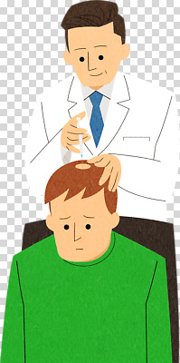 편집이미지 의학 건강 병원 주사기 치료 머리 진료 환자 의사 걱정 긴장 과정 PNG 감정 컨셉 의료기기 신체부위 의료진 파일형식 직업 사람