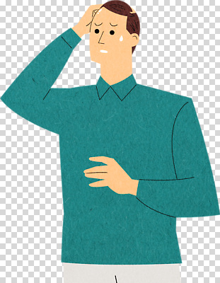 편집이미지 손 남자 포즈 생각 실내 표정 머리 가슴 고민 걱정 PNG 감싸기 감정 모션 사람 내부 신체부위 파일형식