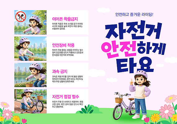 템플릿 컨셉 안전 사람 바이크 장비 보호장비 전용도로 파일형식 벡터 자전거 교육 어린이 포스터 규칙 라이딩 도시 자전거도로 헬멧 이동 안전장비 AI파일 방법 경고 안전수칙 이미지템플릿