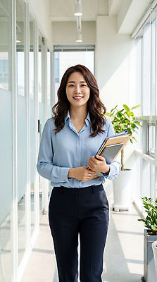 JPG 식물 편집이미지 여자 구두 회의 협력 직장 표정 사무실 걷기 업무 작업 비즈니스우먼 복도 보고 문서 의료성형뷰티 편집실사 AI인물포토 AI콘텐츠 신발 회사 비즈니스 모션 사람 직장인 발표 CG 파일형식 AI포토 직업