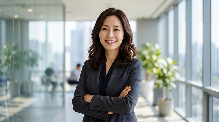 JPG 편집이미지 여자 CEO 창문 미소 정장 사무실 도시 업무 비즈니스우먼 전문 의료성형뷰티 편집실사 AI인물포토 AI콘텐츠 직업 옷 비즈니스 표정 사람 작업 직장인 CG 파일형식 AI포토