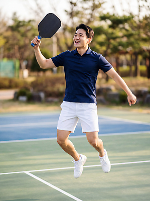 JPG 나무 편집이미지 남자 스포츠 날씨 취미 운동복 운동 점프 기쁨 즐거움 의료성형뷰티 편집실사 피클볼라켓 AI인물포토 AI콘텐츠 식물 옷 감정 모션 건강 사람 라켓 CG 파일형식 피클볼 AI포토 스포츠용품 구기 오브젝트