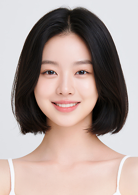 JPG 편집이미지 헤어스타일 여자 감정 얼굴 표정 미소 웃음 뷰티 단발머리 뷰티풀 의료성형뷰티 편집실사 AI인물포토 AI콘텐츠 사람 신체부위 CG 파일형식 AI포토