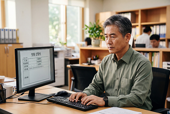 JPG 편집이미지 노년 남자 컴퓨터 사무실 스크린 자료 작업 사무 집중 책상 문서 민원상담실 의료성형뷰티 액티브시니어 민원 편집실사 AI인물포토 AI콘텐츠 가구 컨셉 비즈니스 사람 성인 전자제품 실버라이프 업무 CG 요청 신고 파일형식 AI포토 라이프스타일 생활용품 생활 오브젝트