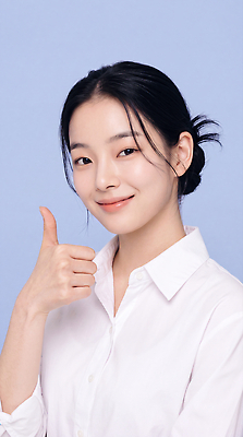 JPG 편집이미지 여자 응원 표정 웃음 자유 따봉 자산관리 긍정적 의료성형뷰티 스타일 편집실사 AI인물포토 AI콘텐츠 감정 컨셉 사람 경제 엄지손가락 최고 CG 파일형식 AI포토 손가락 손 신체부위