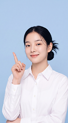 JPG 편집이미지 여자 포즈 표정 미소 촬영 파란배경 자산관리 의사소통 의료성형뷰티 편집실사 AI인물포토 AI콘텐츠 사람 경제 파란색 CG 파일형식 AI포토 컬러
