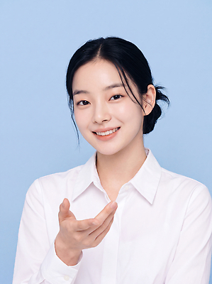 JPG 모델 편집이미지 여자 포즈 셔츠 스튜디오 미소 촬영 분위기 자산관리 의료성형뷰티 편집실사 AI인물포토 AI콘텐츠 컨셉 상의 표정 사람 경제 CG 파일형식 AI포토 옷