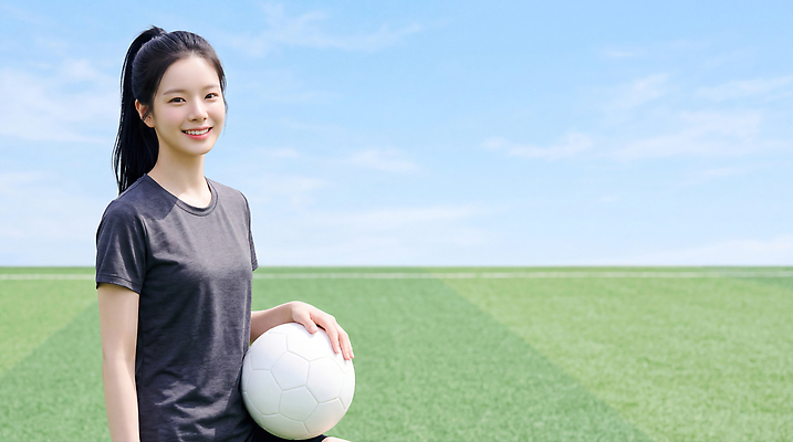 JPG 편집이미지 공원 여자 스포츠 축구공 놀이 하늘 협력 한국 웃음 소녀 잔디 운동 축구 축구장 의료성형뷰티 편집실사 AI인물포토 AI콘텐츠 풋살 식물 공공시설 아시아 어린이 공 축구용품 스포츠시설 표정 건강 사람 구기 CG 파일형식 AI포토 나라 스포츠용품 시설 오브젝트