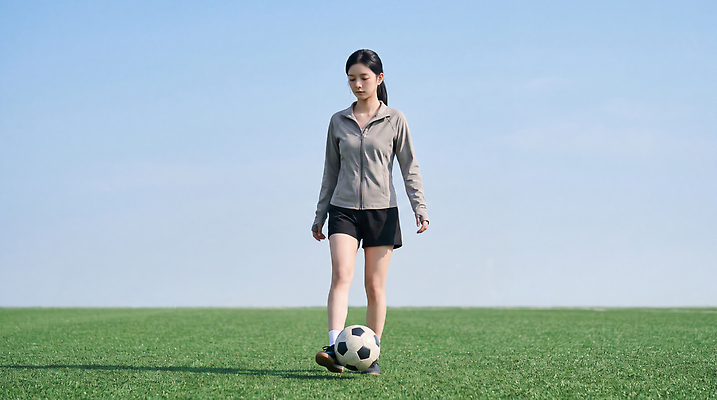 JPG 편집이미지 여자 스포츠 축구공 공 놀이 하늘 소녀 경기 잔디 여름 운동 걷기 맑음 축구 축구장 연습 의료성형뷰티 편집실사 AI인물포토 AI콘텐츠 풋살 식물 계절 어린이 축구용품 스포츠시설 모션 날씨 건강 사람 구기 CG 파일형식 AI포토 스포츠용품 시설 오브젝트
