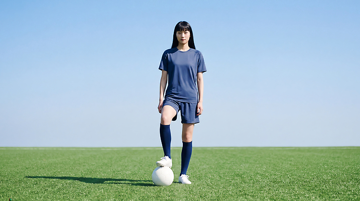 JPG 편집이미지 여자 스포츠 신발 축구공 공 하늘 잔디 여름 운동복 운동 축구 축구장 의료성형뷰티 편집실사 AI인물포토 AI콘텐츠 풋살 식물 옷 계절 축구용품 스포츠시설 건강 사람 구기 CG 파일형식 AI포토 스포츠용품 시설 오브젝트
