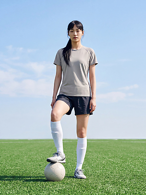 JPG 편집이미지 여자 스포츠 축구공 공 하늘 협력 경기 잔디 운동복 운동 축구 경쟁 묘기 축구장 연습 의료성형뷰티 편집실사 AI인물포토 AI콘텐츠 풋살 식물 옷 컨셉 축구용품 스포츠시설 건강 사람 구기 CG 파일형식 AI포토 스포츠용품 시설 오브젝트